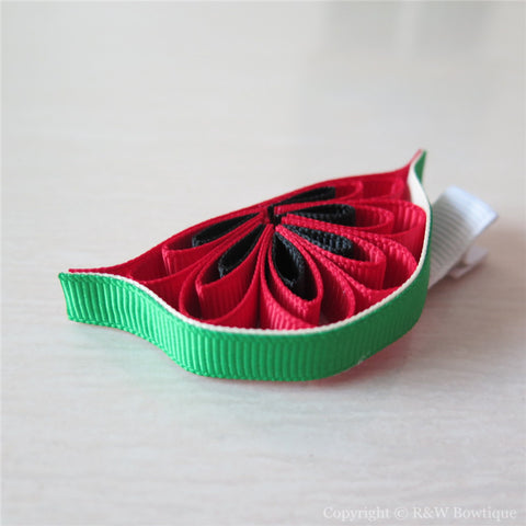 Watermelon #E Sculptured Hair Clip