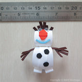 Frozen Olaf #C Sculptured Hair Clip