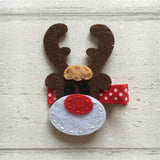 Felt Christmas Hair Clip