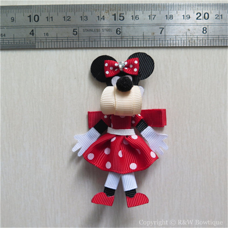Minnie #C Sculptured Hair Clip