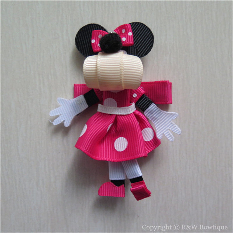 Minnie #C Sculptured Hair Clip