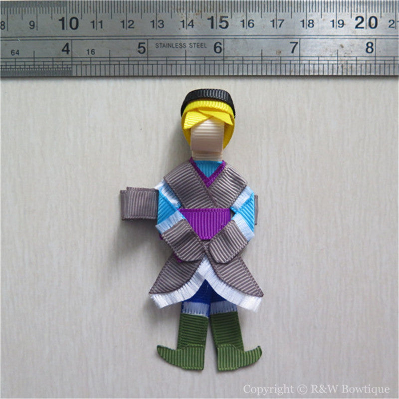 Frozen Kristoff #B Sculptured Hair Clip