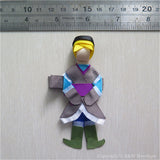 Frozen Kristoff #B Sculptured Hair Clip