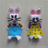 Easter Bunny #F Sculptured Hair Clip 