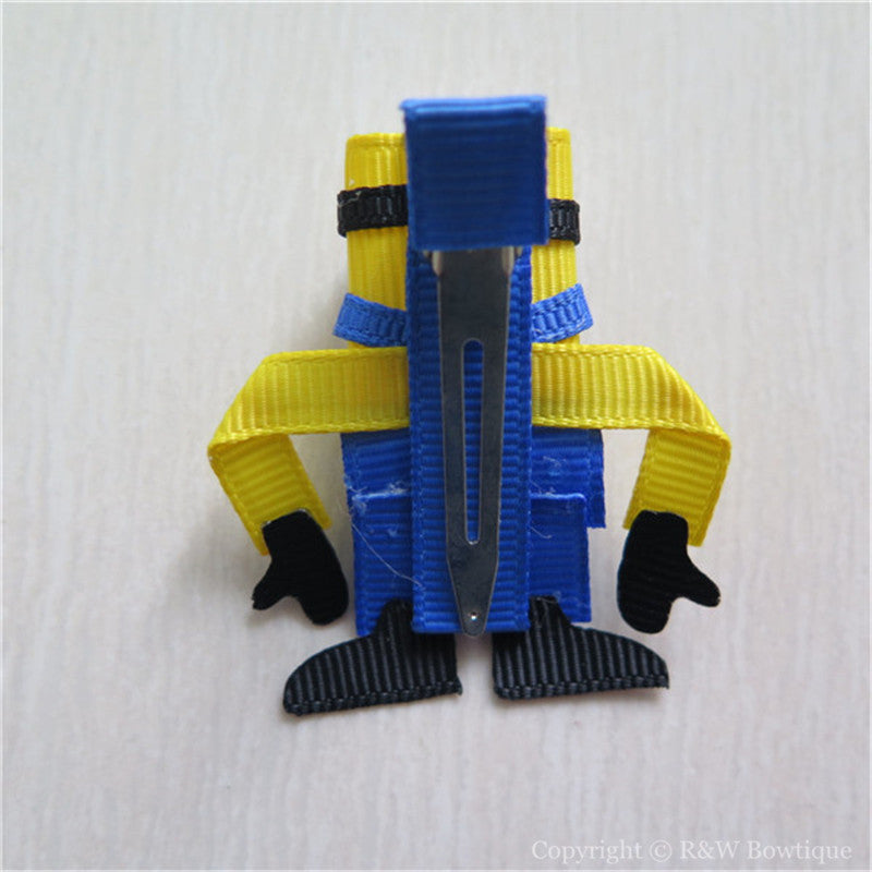 Minions #B Sculptured Hair Clip