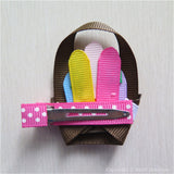 Easter Basket #D Sculptured Hair Clip