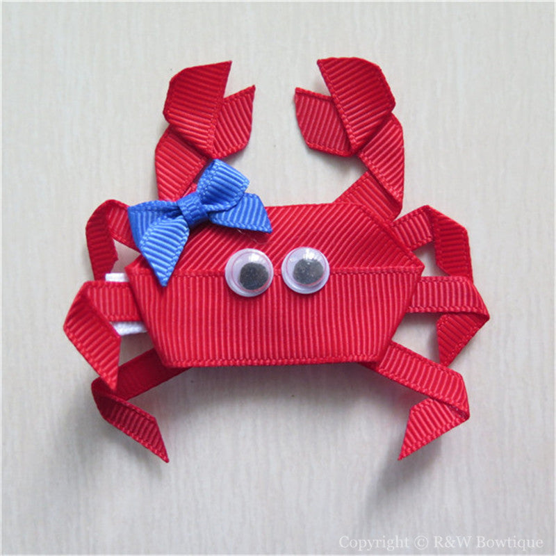 Crab #C Sculptured Hair Clip