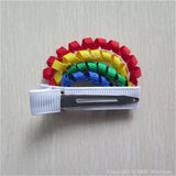 Rainbow #D Sculptured Hair Clip