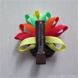 Thanksgiving Turkey #B Sculptured Hair Clip