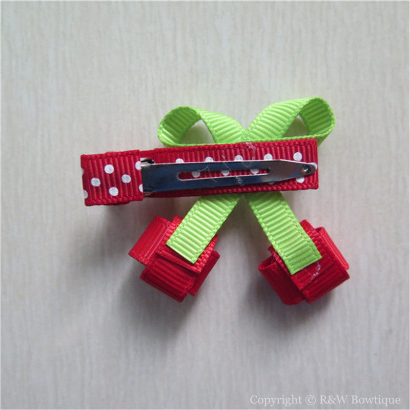 Cherry #C Sculptured Hair Clip