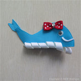 Whale #B Sculptured Hair Clip