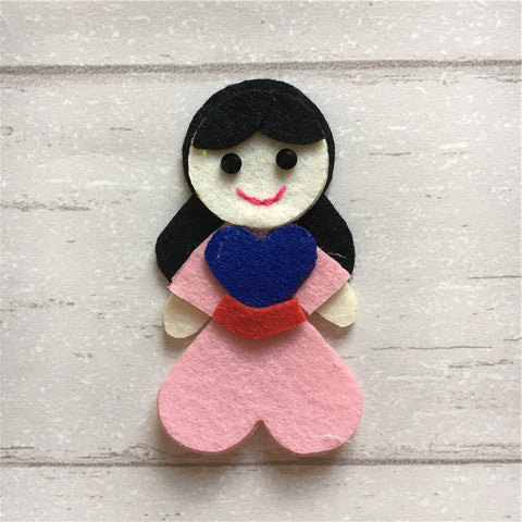 - Felt Princess Mulan