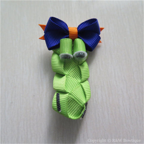 Crocodile #C Sculptured Hair Clip