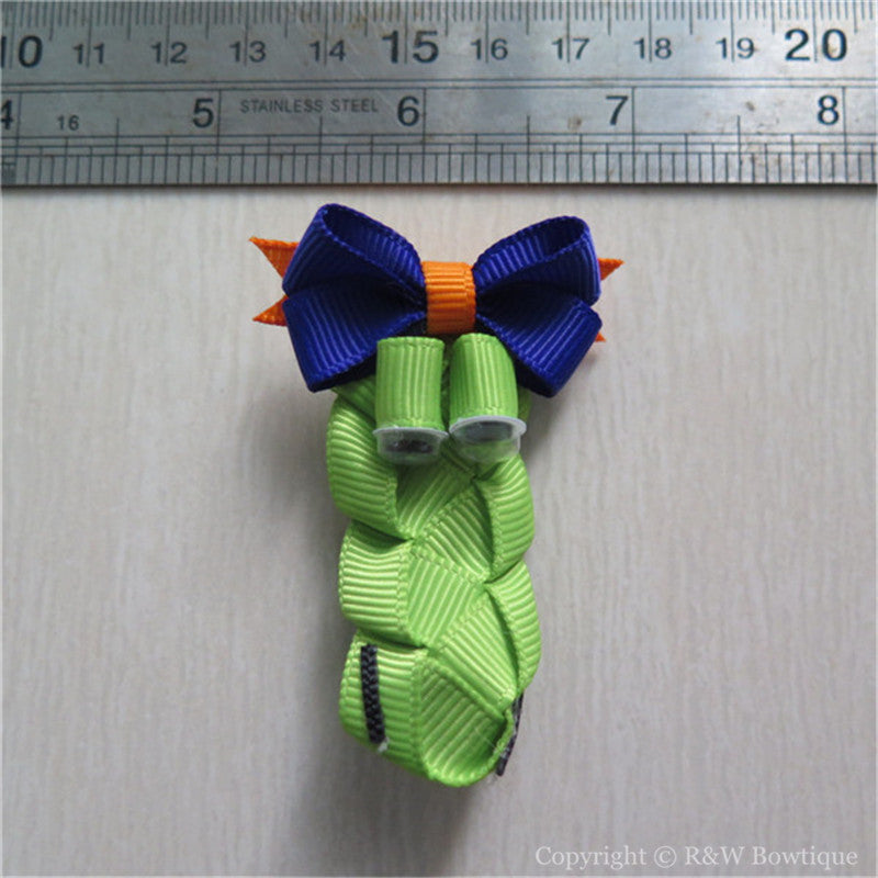 Crocodile #C Sculptured Hair Clip