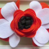 Pumpkin Patch Felt Flower Crown Headband