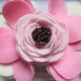 Feeling Fallish Felt Flower Crown Headband