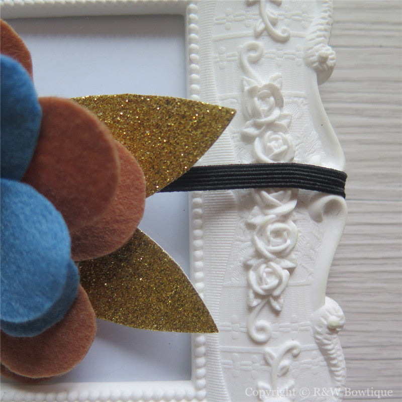 Disney Princess Pocahontas Inspired Felt Flower Crown Headband