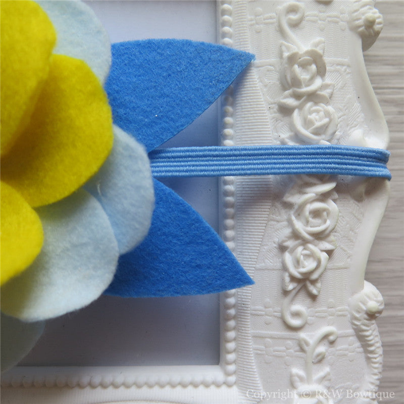 Disney Princess Cinderella Inspired Felt Flower Crown Headband