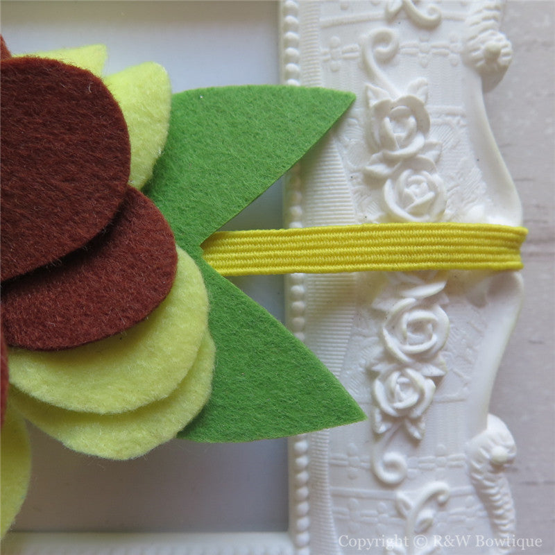 Disney Princess Tiana Inspired Felt Flower Crown Headband