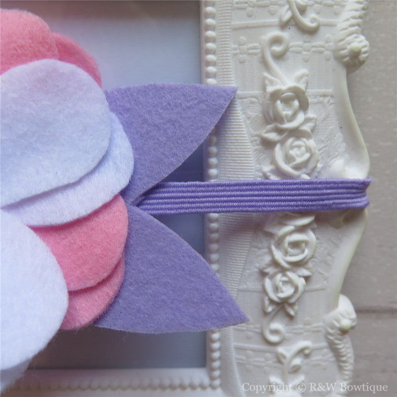 Easter Felt Flower Crown Headband