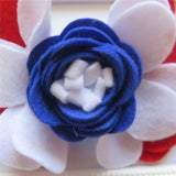 4th of July Felt Flower Crown Headband