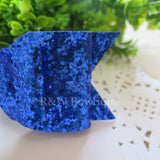 Royal Blue Glitter Fabric Oversize Hair Bow