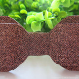 Brown Shimmery Oversize Hair Bow