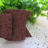 Brown Shimmery Oversize Hair Bow