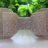Champagne Shimmery Oversize Hair Bow