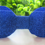 Royal Blue Shimmery Oversize Hair Bow