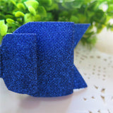 Royal Blue Shimmery Oversize Hair Bow