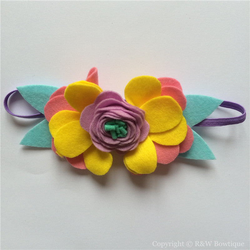 Candy Fruit Felt Flower Crown Headband – Jaydia Crafts