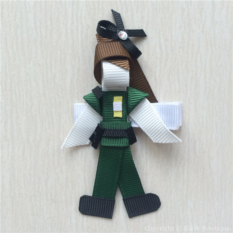 Border Patrol Sculptured Hair Clip