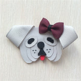 Bulldog Sculptured Hair Clip
