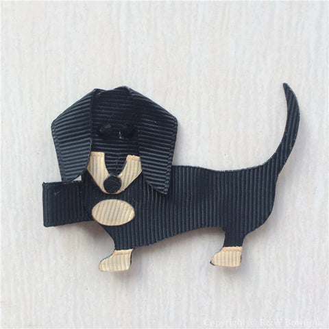 Dachshund #C Sculptured Hair Clip