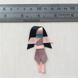 Princess Pocahontas #C Sculptured Hair Clip