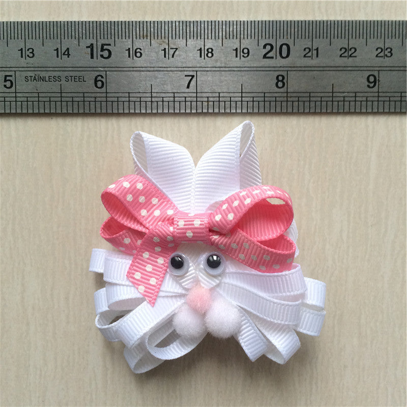 Easter Bunny #G Sculptured Hair Clip