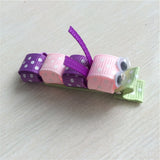 Caterpillars #B Sculptured Hair Clip