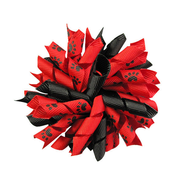 Paw Red Korker Hair Bow