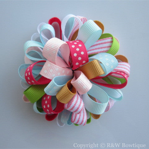 Popsicle Party Loopy Hair Bow