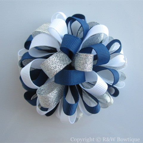 Santorini Sweetie #B Loopy Hair Bow