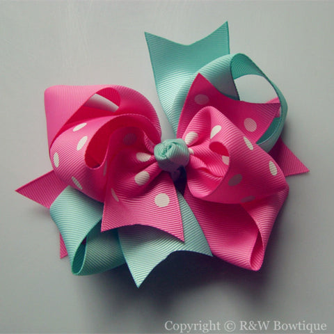 TB004 Large Twisted Boutique Bow