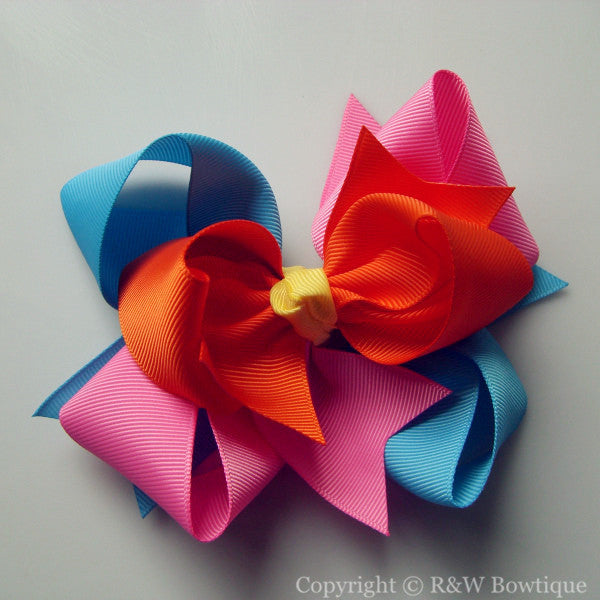 TB006 Large Twisted Boutique Bow