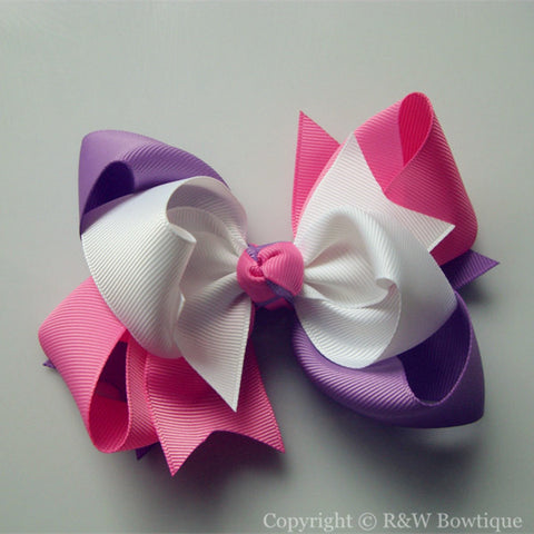 TB011 Large Twisted Boutique Hair Bow