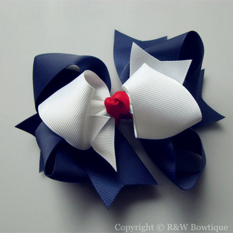TB013 Large Twisted Boutique Hair Bow