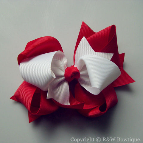 TB019 Large Twisted Boutique Hair Bow