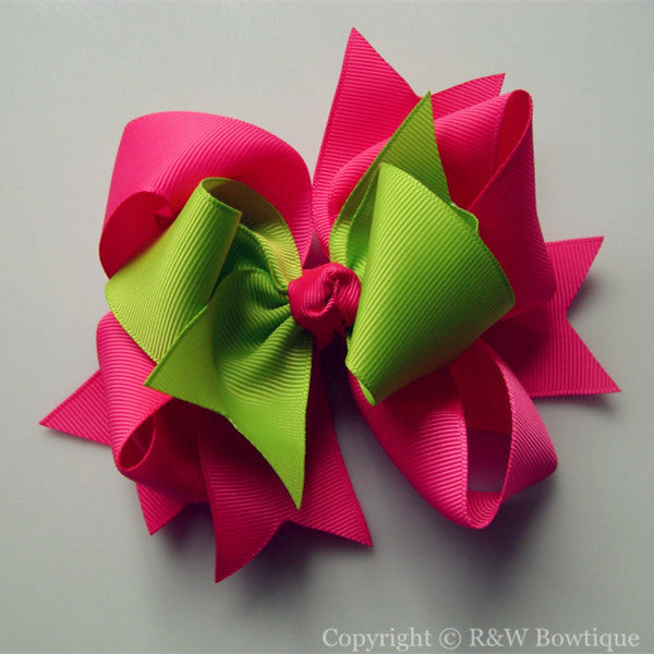 TB024 Large Twisted Boutique Hair Bow