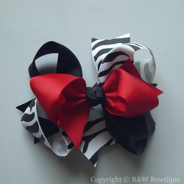 TB028 Large Twisted Boutique Hair Bow