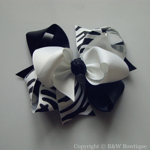 TB029 Large Twisted Boutique Hair Bow