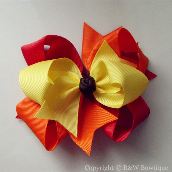 TB039 Large Twisted Boutique Hair Bow 